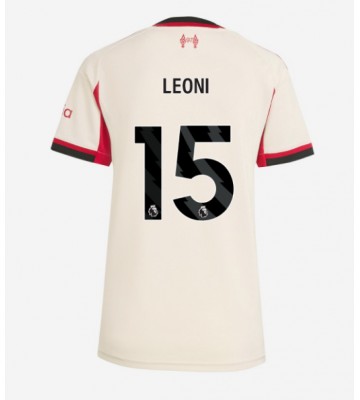 Liverpool Giovanni Leoni #15 Replik Auswärtstrikot Damen 2025-26 Kurzarm